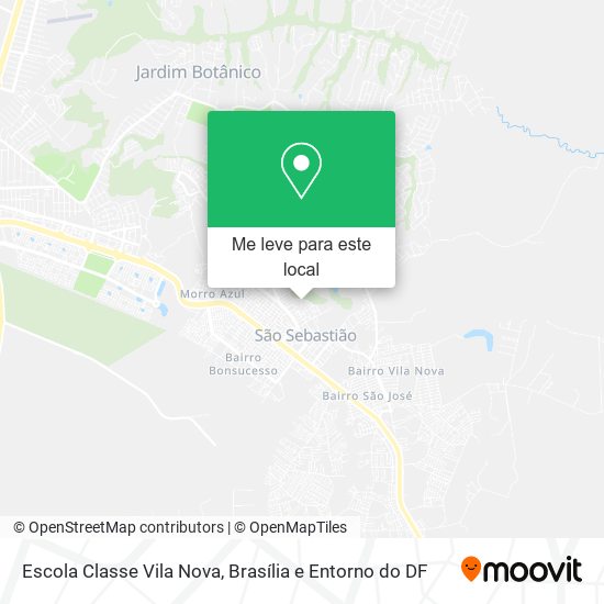 Escola Classe Vila Nova mapa