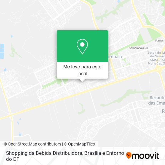 Shopping da Bebida Distribuidora mapa