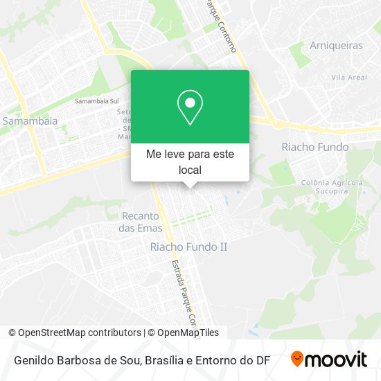 Genildo Barbosa de Sou mapa