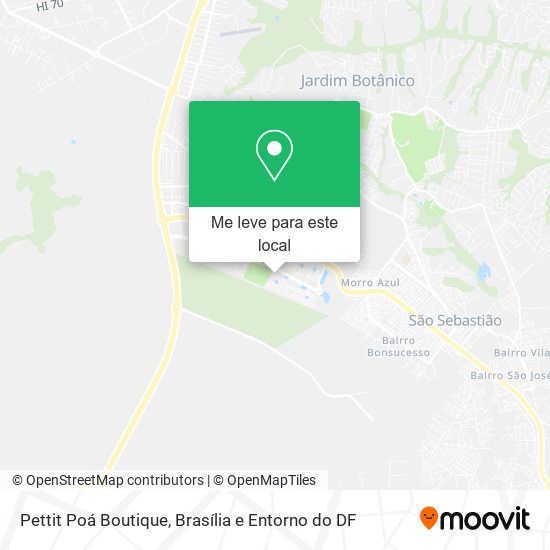 Pettit Poá Boutique mapa