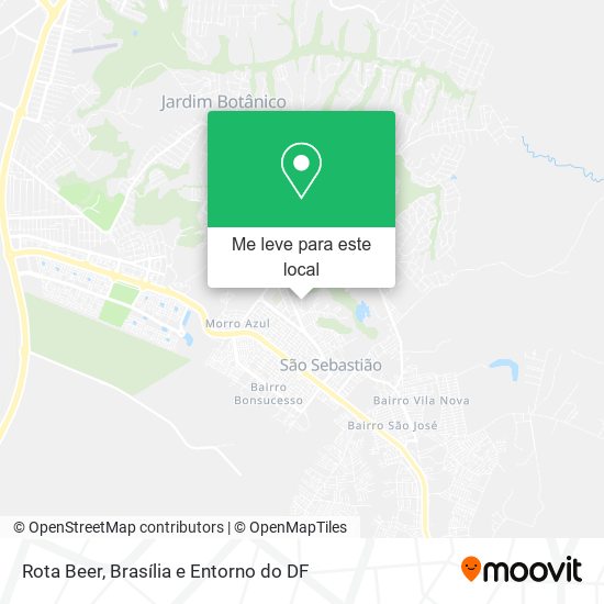 Rota Beer mapa