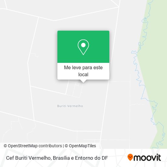 Cef Buriti Vermelho mapa