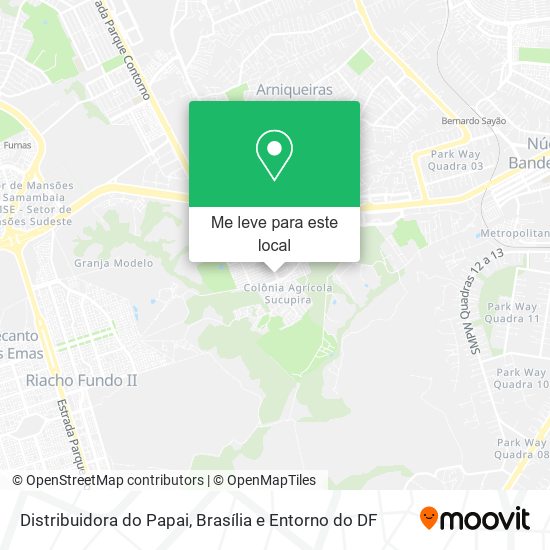 Distribuidora do Papai mapa