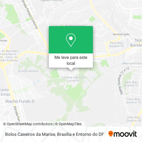 Bolos Caseiros da Marise mapa