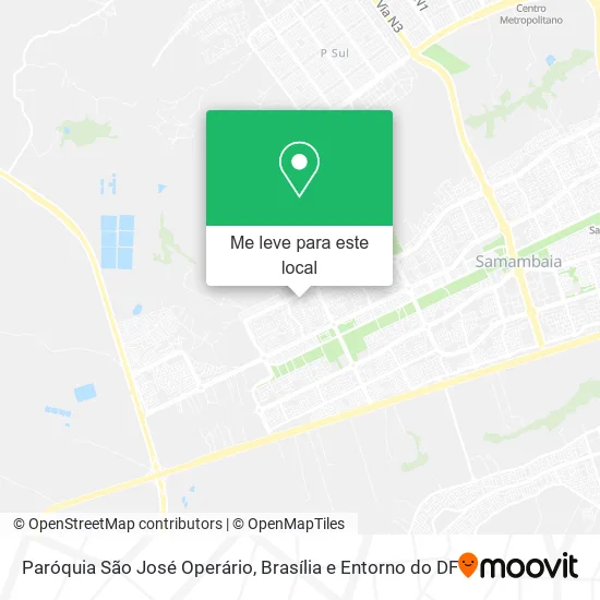 Paróquia São José Operário mapa