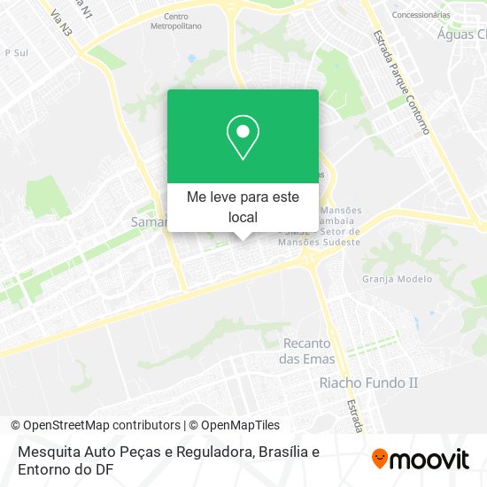 Mesquita Auto Peças e Reguladora mapa