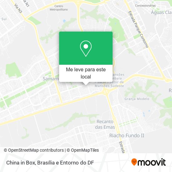 China in Box mapa