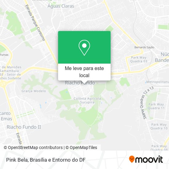 Pink Bela mapa