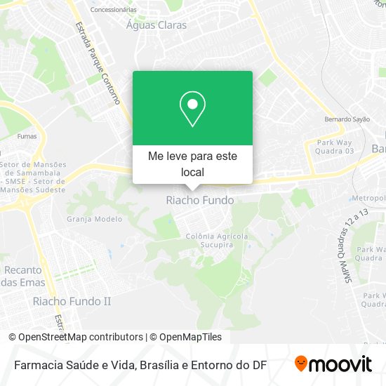 Farmacia Saúde e Vida mapa