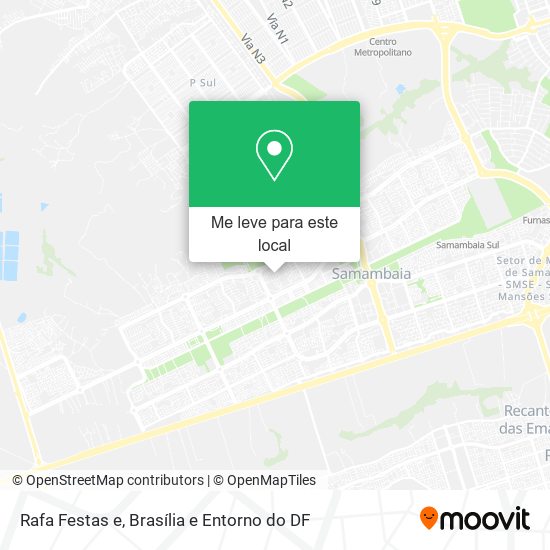 Rafa Festas e mapa
