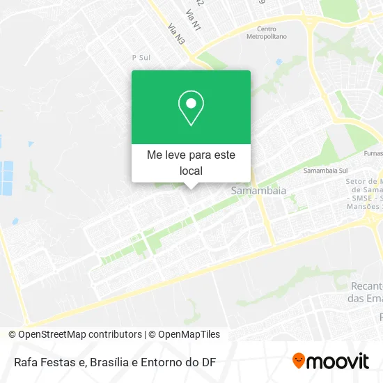 Rafa Festas e mapa
