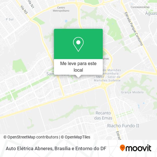 Auto Elétrica Abneres mapa