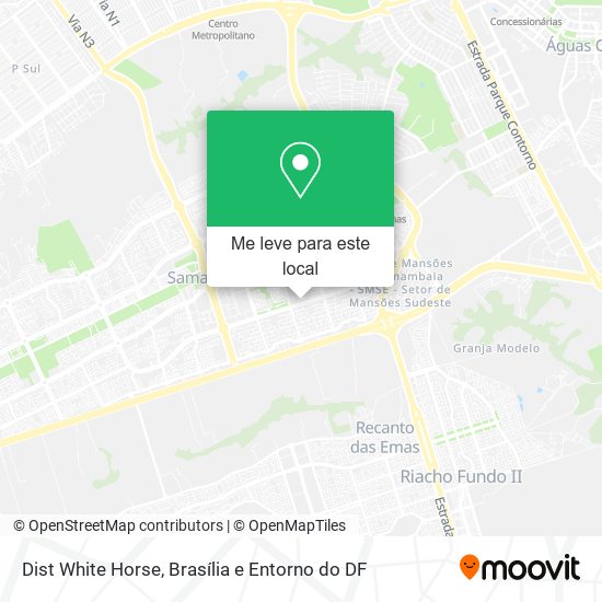 Dist White Horse mapa