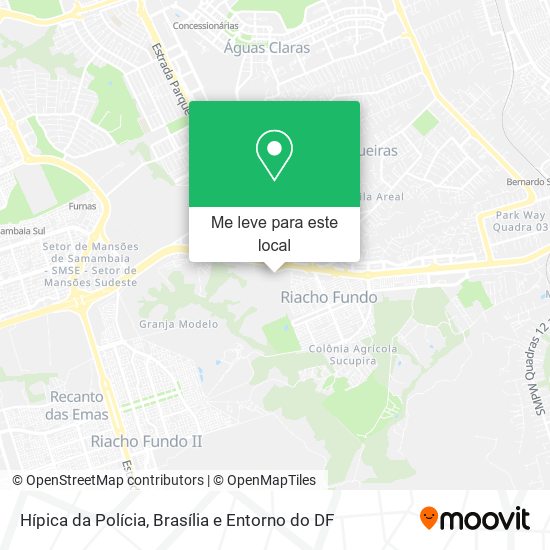 Hípica da Polícia mapa