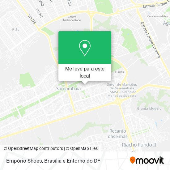 Empório Shoes mapa