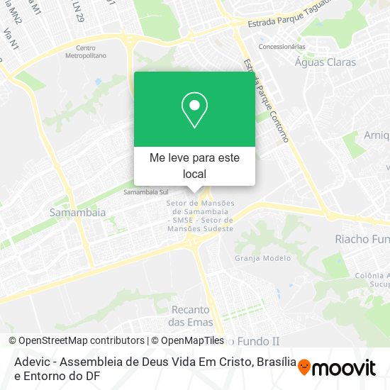 Adevic - Assembleia de Deus Vida Em Cristo mapa