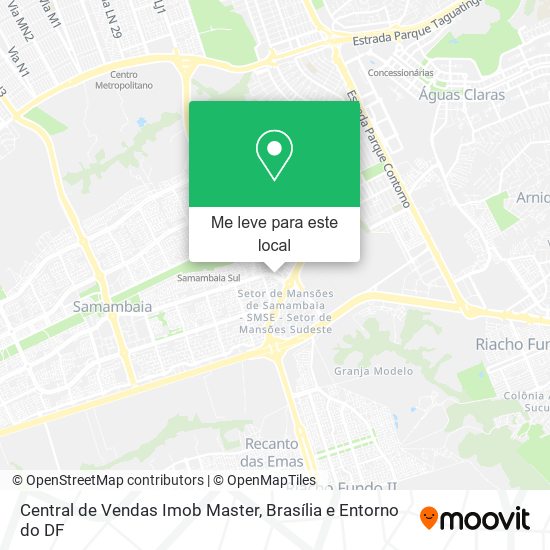 Central de Vendas Imob Master mapa
