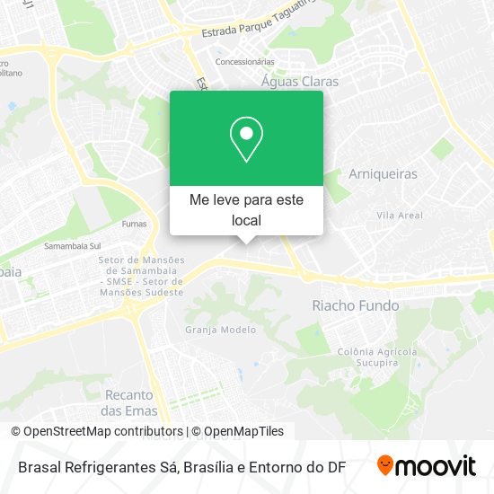 Brasal Refrigerantes Sá mapa