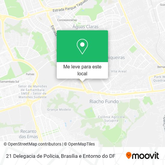 21 Delegacia de Polícia mapa