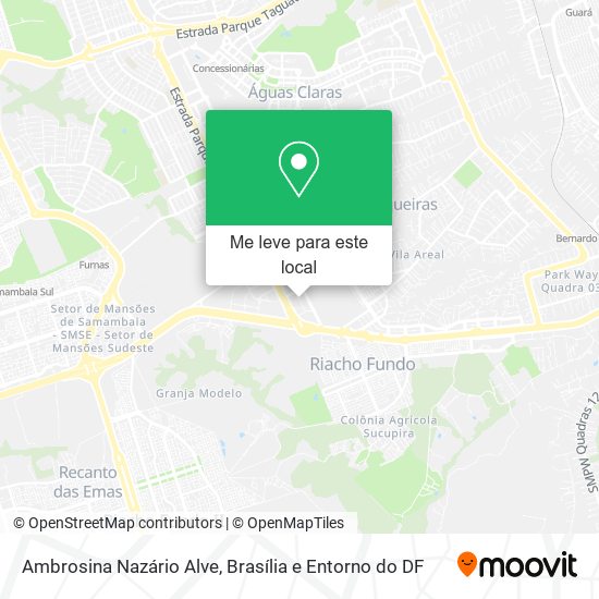 Ambrosina Nazário Alve mapa
