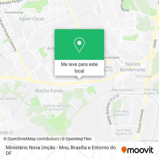 Ministério Nova Unção - Mnu mapa