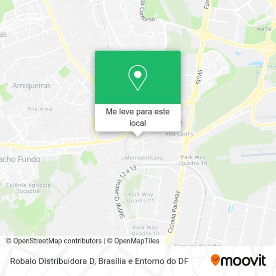 Robalo Distribuidora D mapa