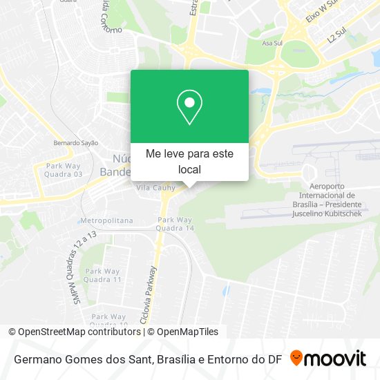 Germano Gomes dos Sant mapa