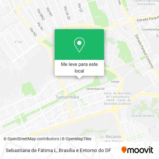Sebastiana de Fátima L mapa