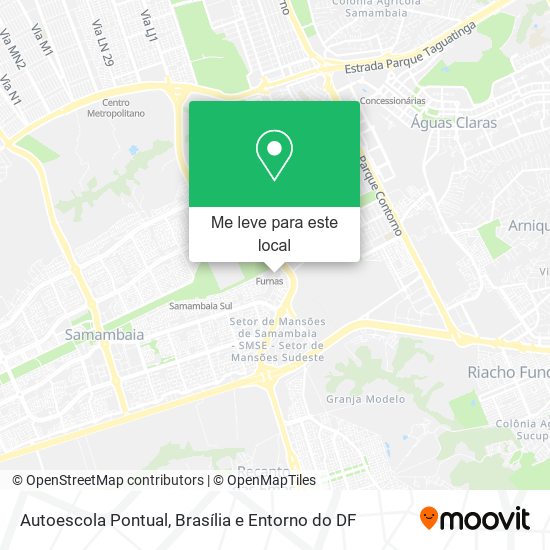 Autoescola Pontual mapa