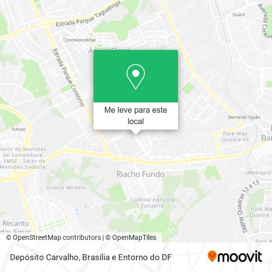 Depósito Carvalho mapa