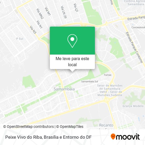 Peixe Vivo do Riba mapa