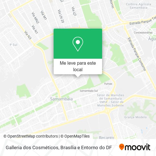 Galleria dos Cosméticos mapa