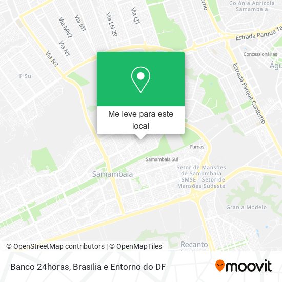 Banco 24horas mapa