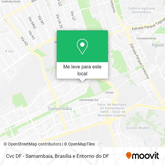 Cvc DF - Samambaia mapa