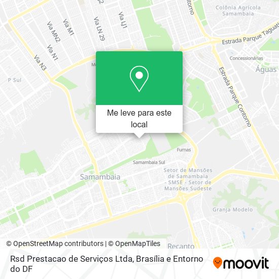 Rsd Prestacao de Serviços Ltda mapa