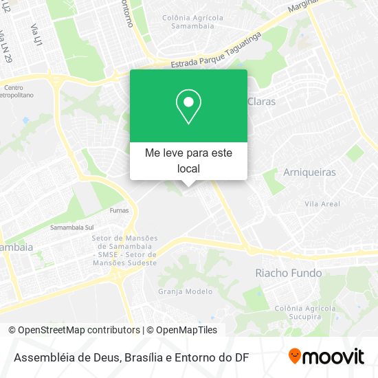 Assembléia de Deus mapa