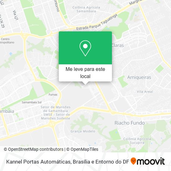 Kannel Portas Automáticas mapa