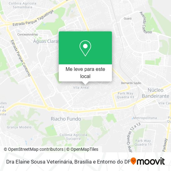 Dra Elaine Sousa Veterinária mapa