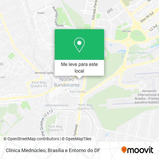 Clínica Mednúcleo mapa