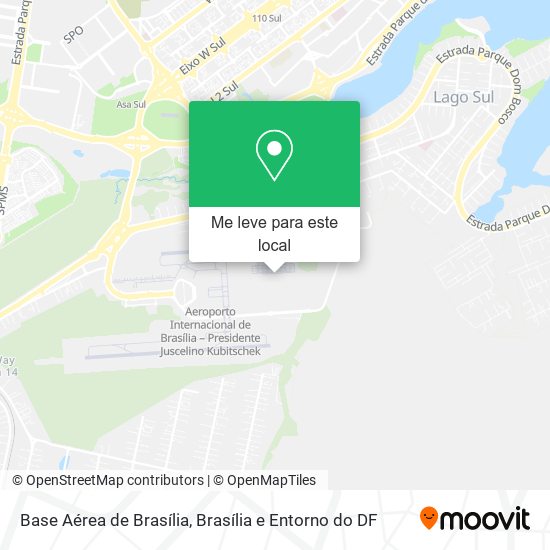 Base Aérea de Brasília mapa