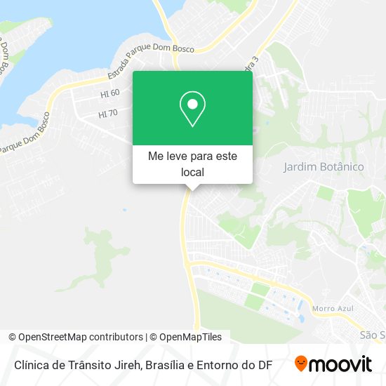 Clínica de Trânsito Jireh mapa