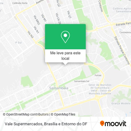 Vale Supermercados mapa