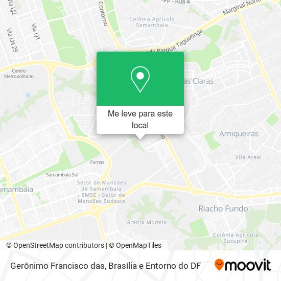 Gerônimo Francisco das mapa