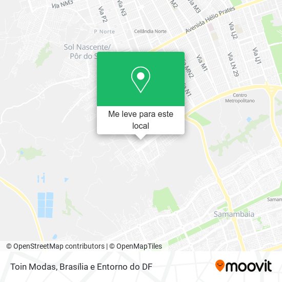 Toin Modas mapa