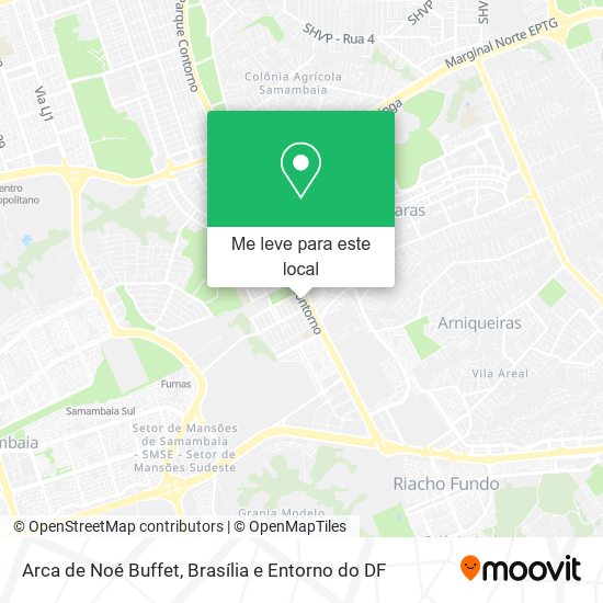 Arca de Noé Buffet mapa