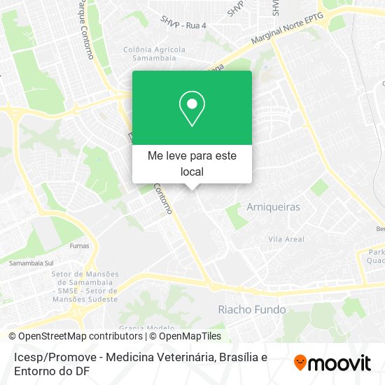 Icesp / Promove - Medicina Veterinária mapa