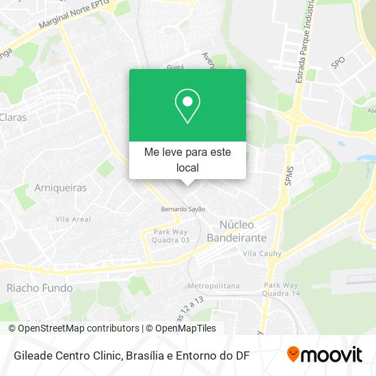 Gileade Centro Clinic mapa