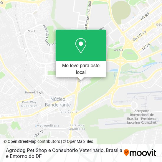 Agrodog Pet Shop e Consultório Veterinário mapa