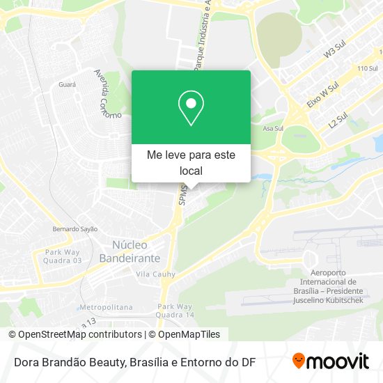 Dora Brandão Beauty mapa