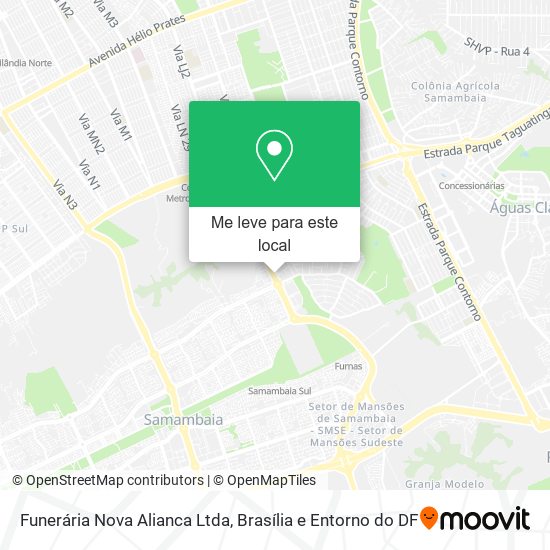 Funerária Nova Alianca Ltda mapa